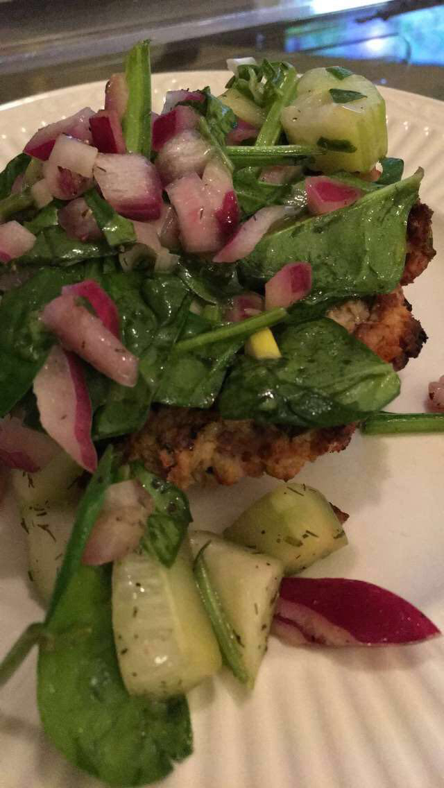 Greek Chicken Burgers