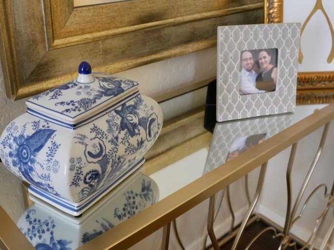 Blue and White Vignette