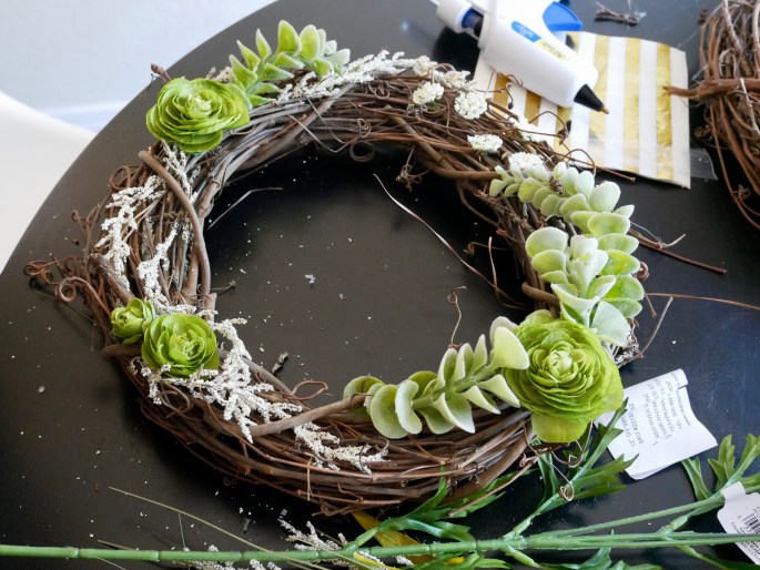 Julia's Wreath - Progress