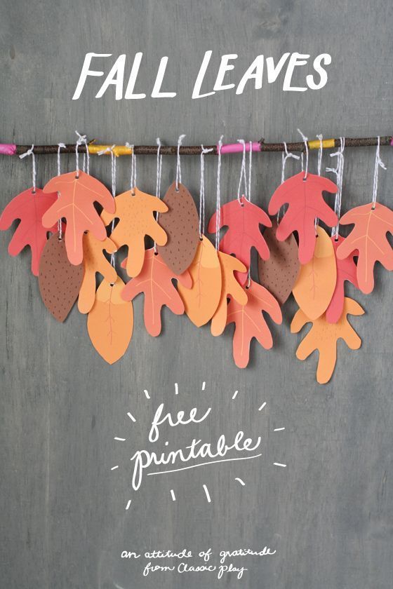 12 Free Fall Printables to Ease You Into the Season {Details Blog}