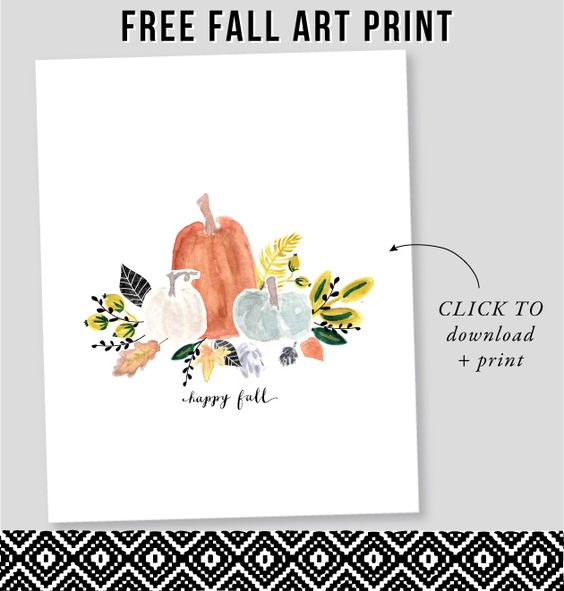 12 Free Fall Printables to Ease You Into the Season {Details Blog}
