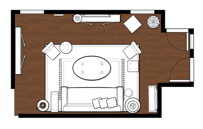 Long-Term House Plans: Living Room {Details Blog}