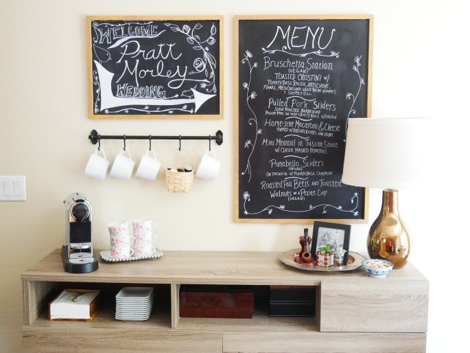 Inexpensive DIY Coffee Station {Details Blog}