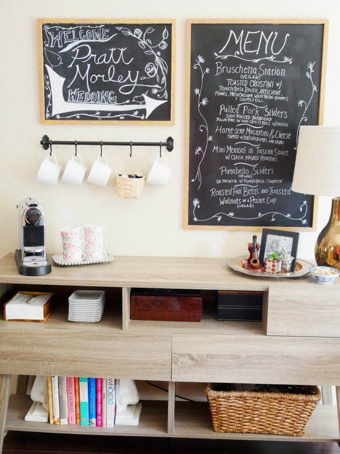 Inexpensive DIY Coffee Station {Details Blog}