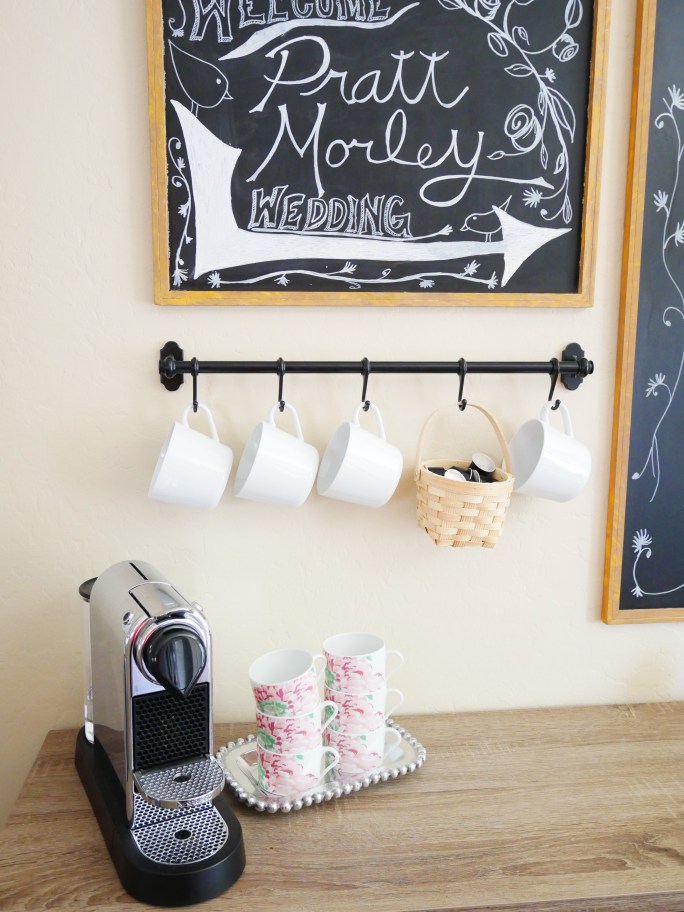 Inexpensive DIY Coffee Station {Details Blog}