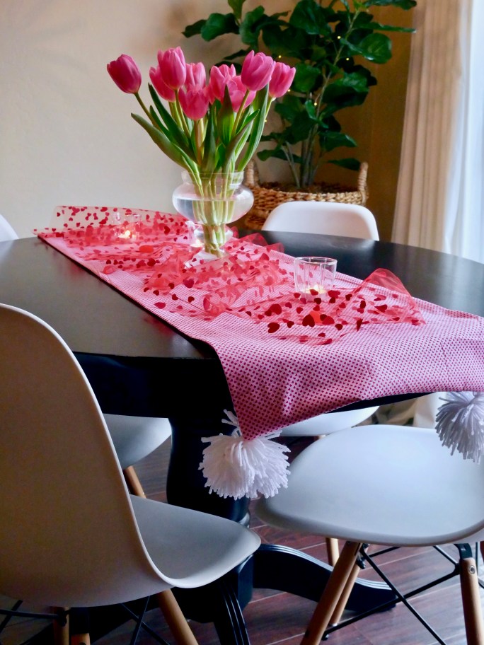 DIY Valentine's Day Table Runner {Details Blog}