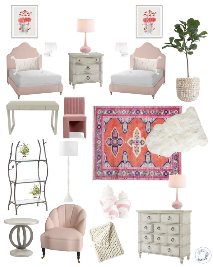 Friday Room Inspiration: Girly Tween Double Bedroom {Details Blog}